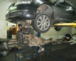 Как снять двигатель Audi с автомобиля Как снять двигатель Audi с автомобиля