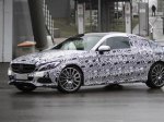 Купе Mercedes-Benz C-class попало в объективы папарацци Купе Mercedes-Benz C-class попало в объективы папарацци