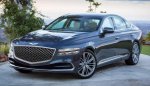 Первые снимки нового поколения бизнес-седана Genesis G80 Первые снимки нового поколения бизнес-седана Genesis G80